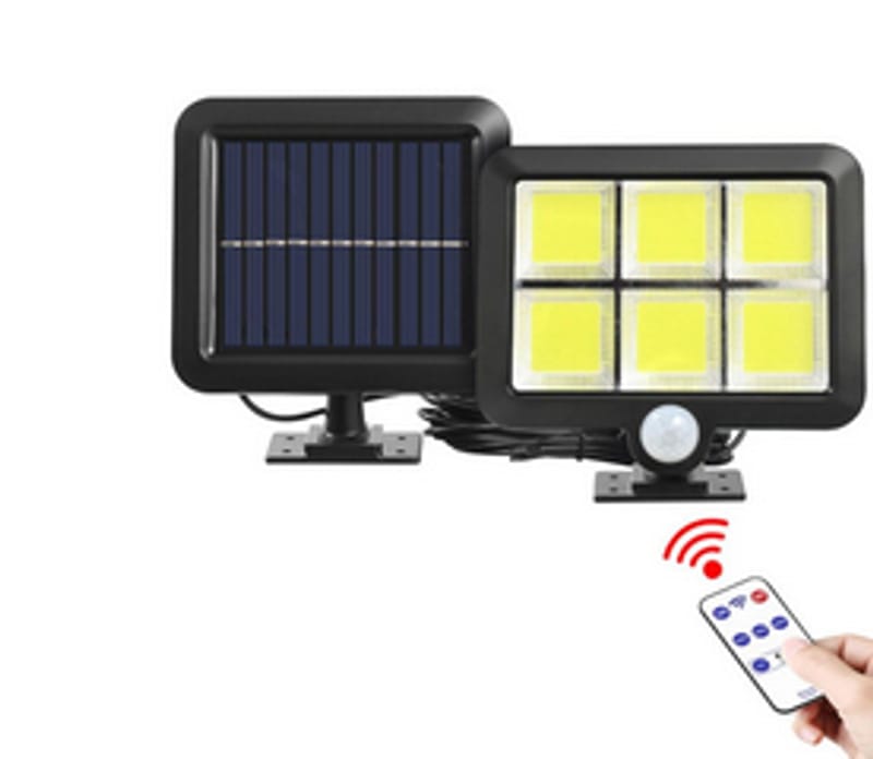 Lámpara de pared solar LED de aluminio – Iluminación exterior impermeable – elegante y ecológica