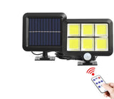 Lámpara de pared solar LED de aluminio – Iluminación exterior impermeable – elegante y ecológica