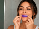 Tiras Blanqueadoras Moradas Smilekit – Sonrisa más blanca y brillante ✨
