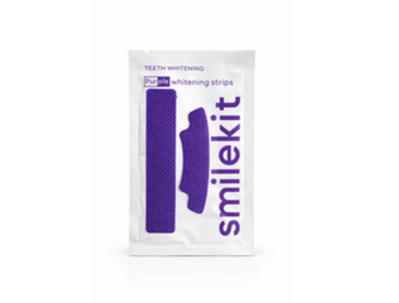 Tiras Blanqueadoras Moradas Smilekit – Sonrisa más blanca y brillante ✨