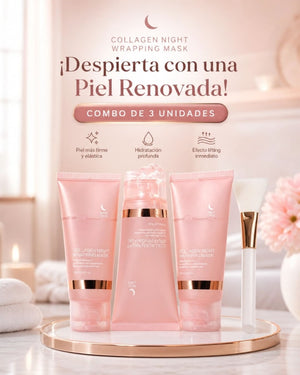 Combo de 3 Unidades de Mascarilla Facial de Colágeno