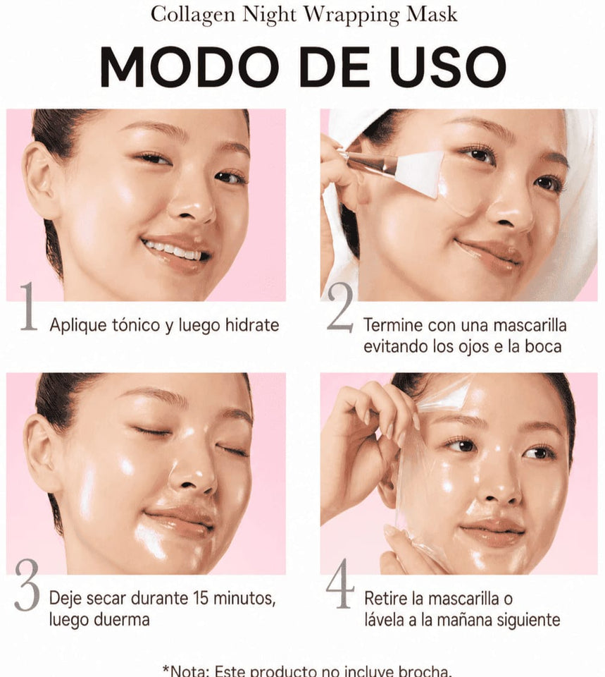 Combo de 3 Unidades de Mascarilla Facial de Colágeno